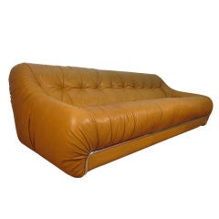 Cassina Leather Italian Sofa