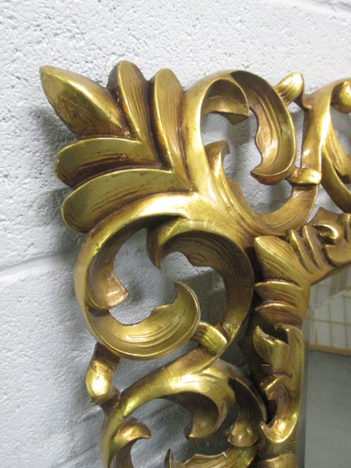 Early 20th Century Carved Wooden Gilt Mirror