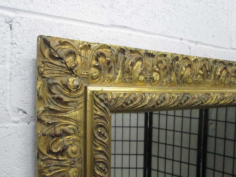 Louis XIV Gold Gilt Rectangular Mirror