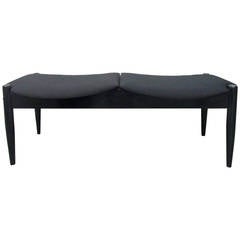 Mid-Century Modern Two-Seat Bench by John Stuart 6