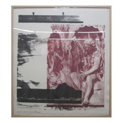 Robert Rauschenberg "Dallas Cares" Lithograph Limited Edition 4
