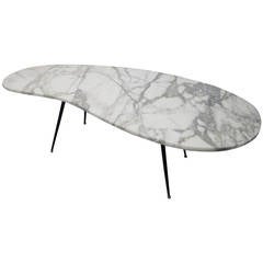 Italian Marble and Iron Coffee Table 8