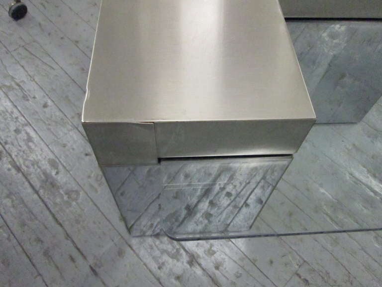 Chrome  Coffee Table Style of Paul Evans In Good Condition In New York, NY