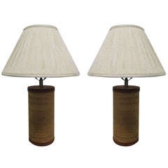 Pair Frank Gehry Easy Edges Lamps