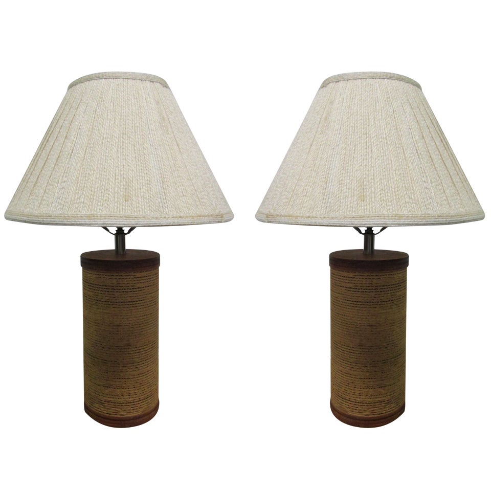 Pair Frank Gehry Easy Edges Lamps