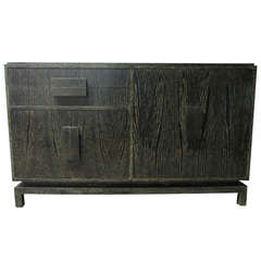 Cerused Oak Sideboard in the Manner of Jean Michel Frank 8