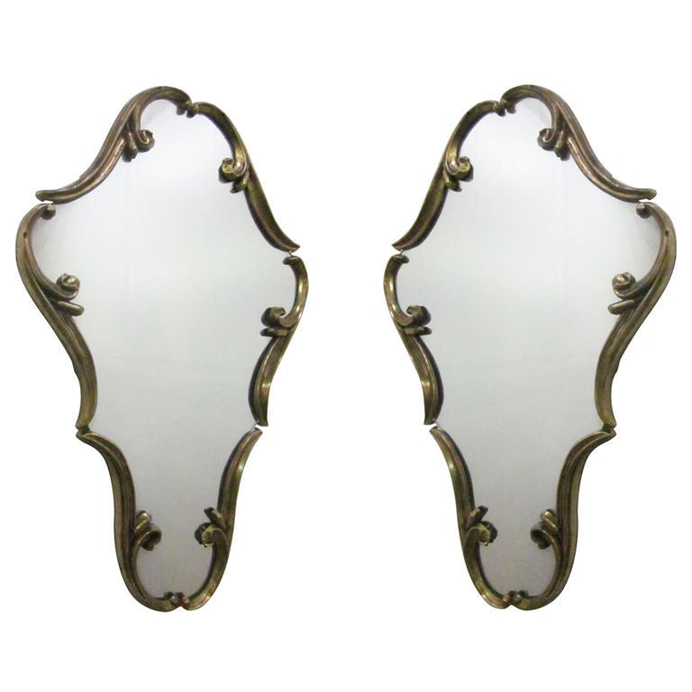 Pair of Directoire Style French Mirrors For Sale at 1stdibs