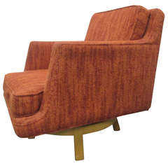 Dunbar Style Swivel Lounge Chair