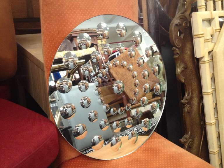 22 Inch Piero Fornasetti Optical Mirror
