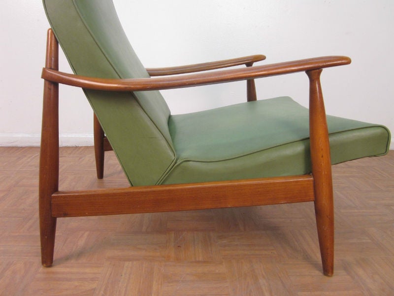 Walnut Mid Century Arm Chair