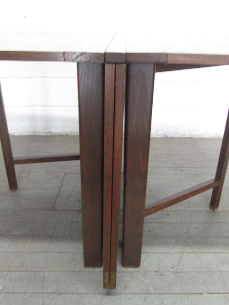 Walnut Bruno Mathsson Gate Leg Dining Table