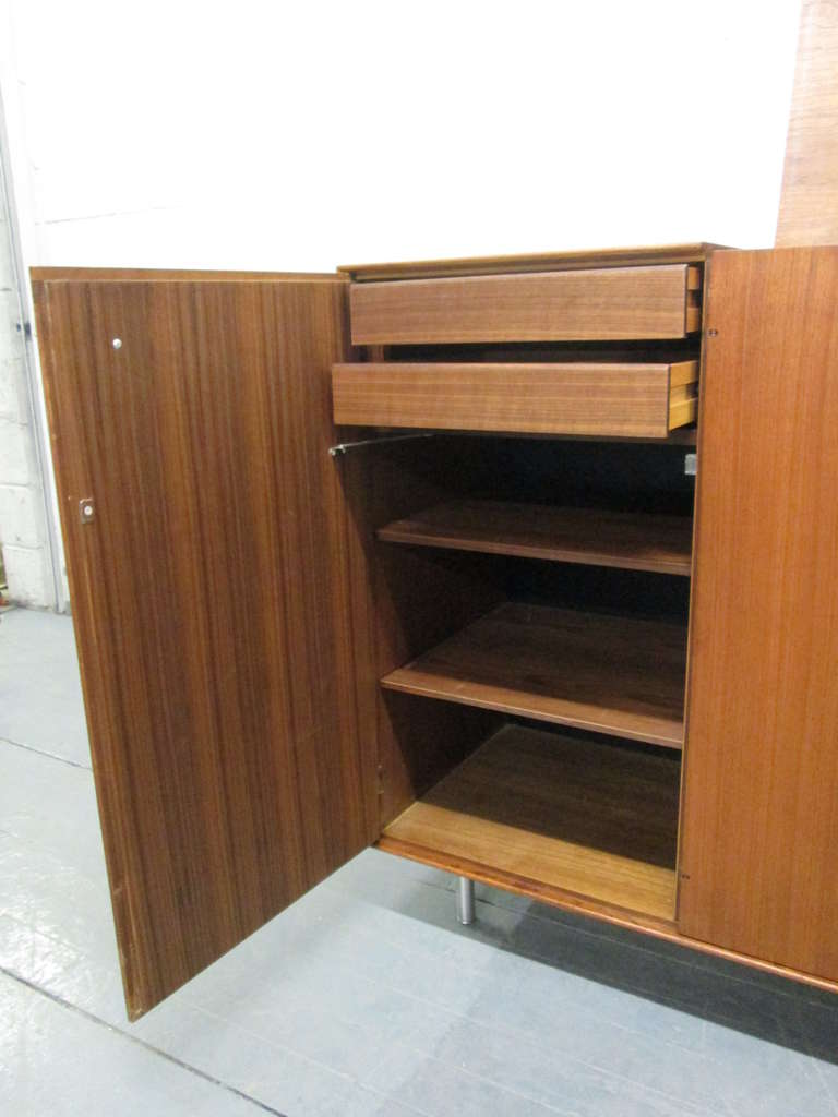 Wood George Nelson for Herman Miller Thin-Edge Cabinet