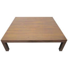 Large Scaled Walnut Coffee Table