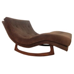 Sculptural Adrian Pearsall Double Wide Rocking Chaise