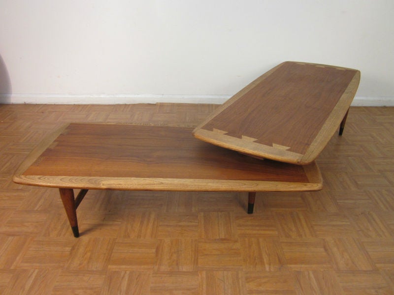 Mid-20th Century Swivel Coffee Table by Lane