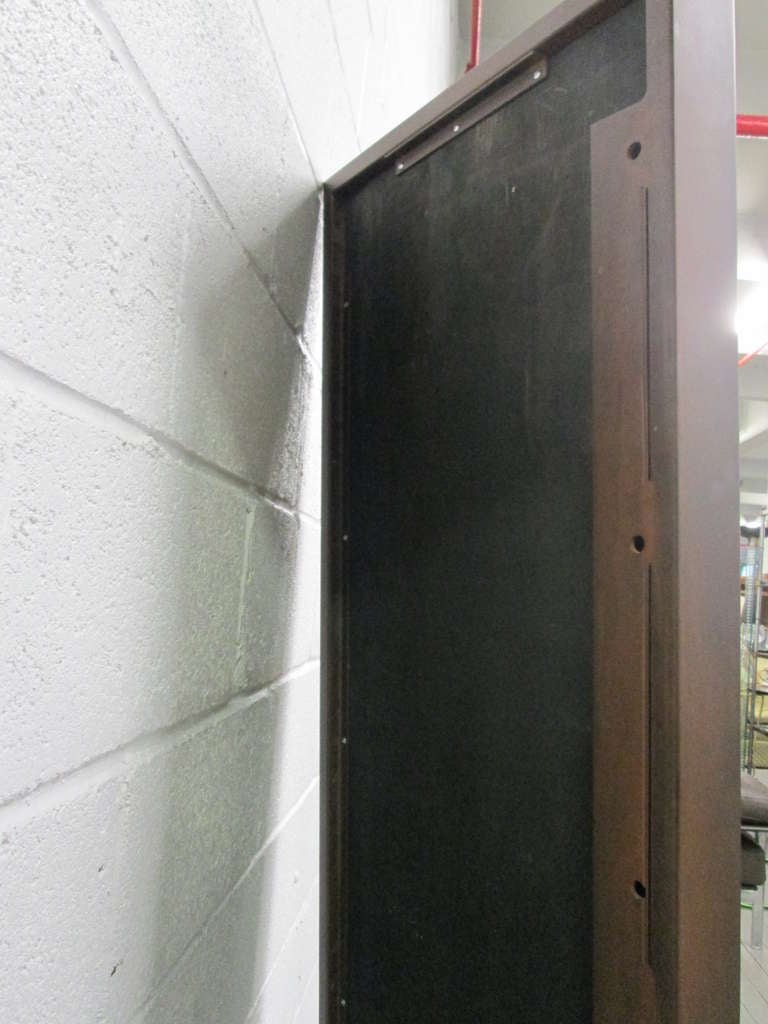 20th Century Large Painted Industrial Mirror