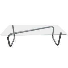 Tubular Chrome Coffee Table