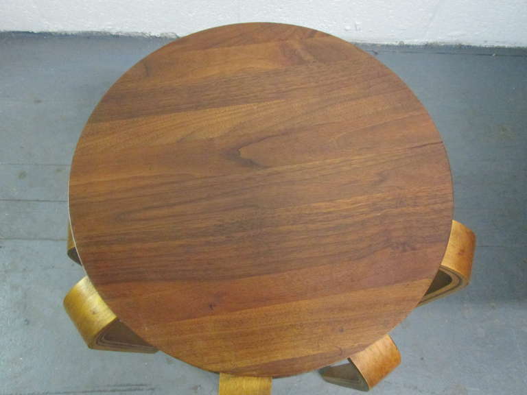 Scandinavian Modern Danish Stacking Stools style of Alvar Aalto