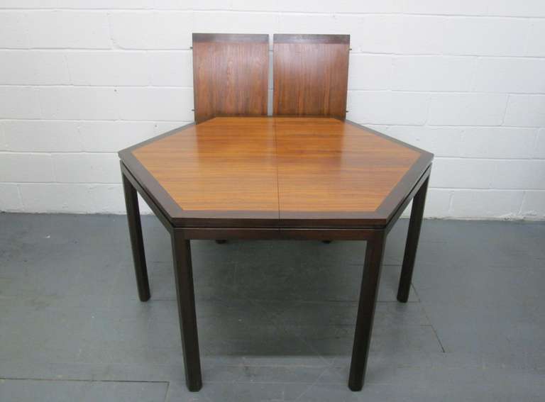 Mid-Century Modern Edward Wormley for Dunbar Dining Table with Two Extension Boards