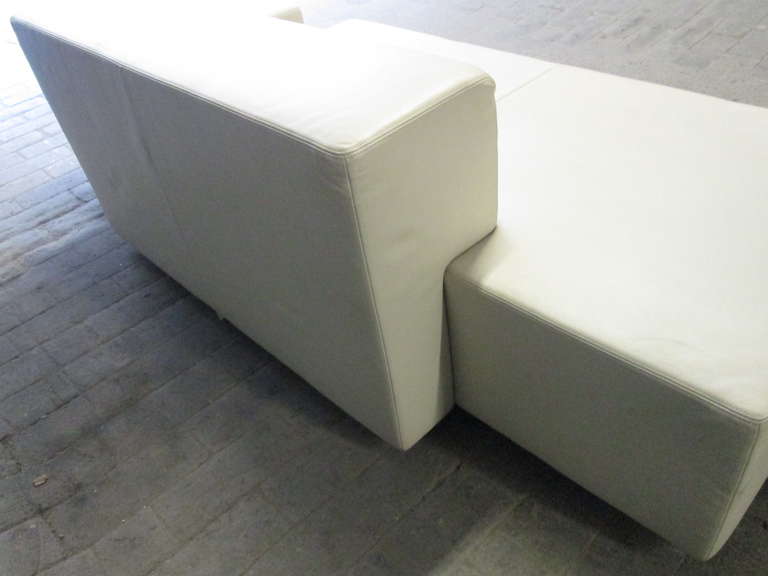 Poltrona Frau Leather Sectional Sofa 2