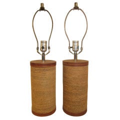 Gregory A Van Pelt Flute Cardboard Lamps for Raymor