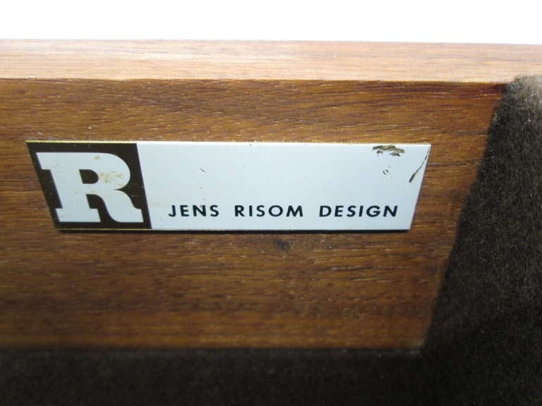 Jens Risom Convertible Dining Table or Console In Good Condition For Sale In New York, NY