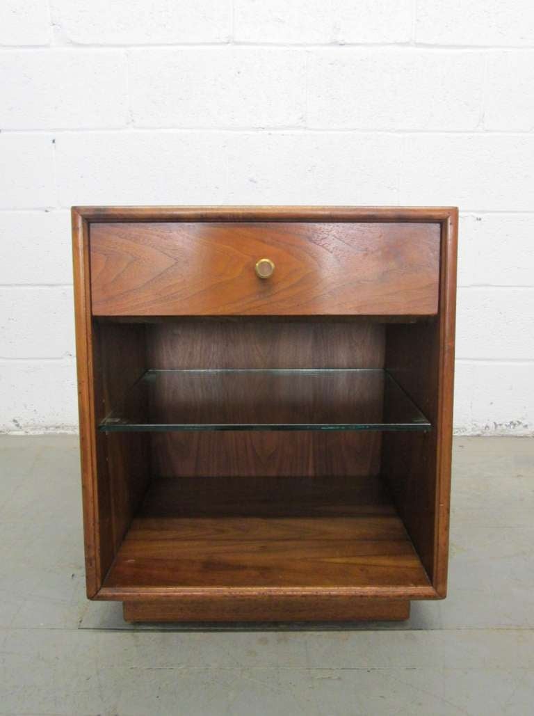 Mid-Century Modern Pair Drexel Nightstands