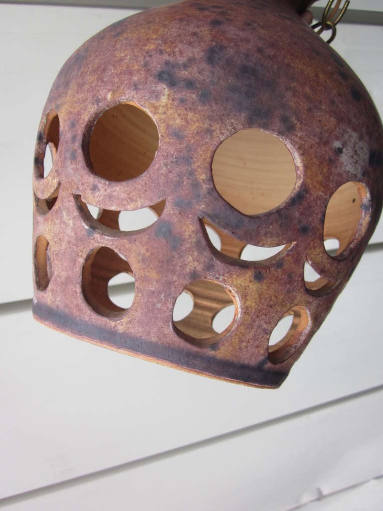 Terra Cotta Light Fixture SATURDAY SALE ONLY at 1stDibs