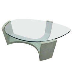 Biomorphic Coffee Table after Karl Springer 2