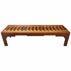 Mid-Century Bench or Coffee Table in the Manner of Don Shoemaker 12