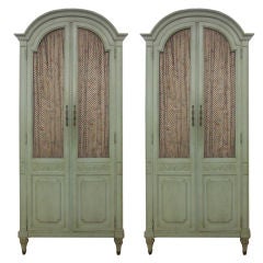 Pair of French Vitrine Cabinets
