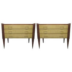 Pair of Italian Chests in the Manner of Gio Ponti 5