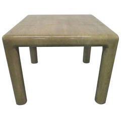 Lacquered Finish Table after Karl Springer 12