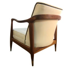 Sculpted Walnut Chair