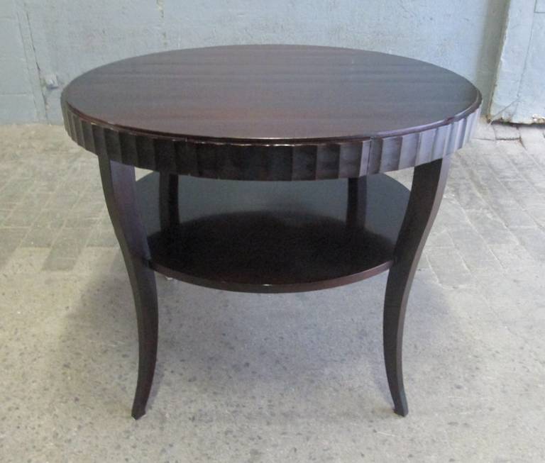 Barbara Barry Center Table For Baker Furniture Company At Barbara Barry Centre Table For Baker Furniture Co Has Fluted Sides Slender Curved