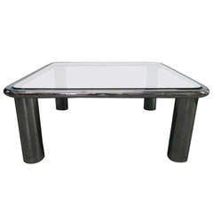 Chrome Coffee Table style of Marco Zanuso 2