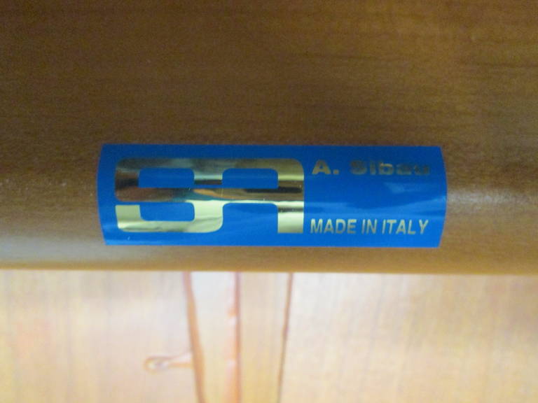 Paar italienische Skulpturenstühle von A. Sibau 1