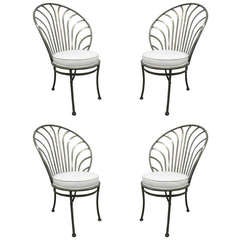 Vintage Four Arthur Umanoff Steel Chairs for Shaver Howard