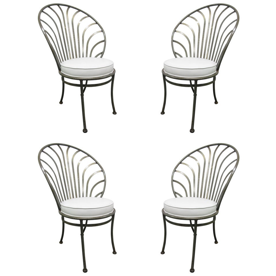 Four Arthur Umanoff Steel Chairs for Shaver Howard