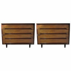 Pair of Milo Baughman Chests 11