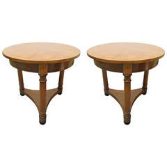 Pair of Gueridon Tables by Baker 2