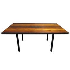Milo Baughman Dining Table for Directional with Two Extension Leaves