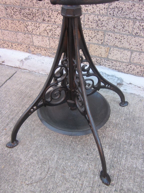 French Wrought Iron Coat Rack and Umbrella Stand at 1stdibs