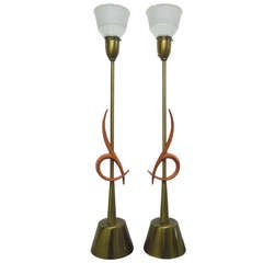 Pair of Large Rembrandt Table Lamps 4