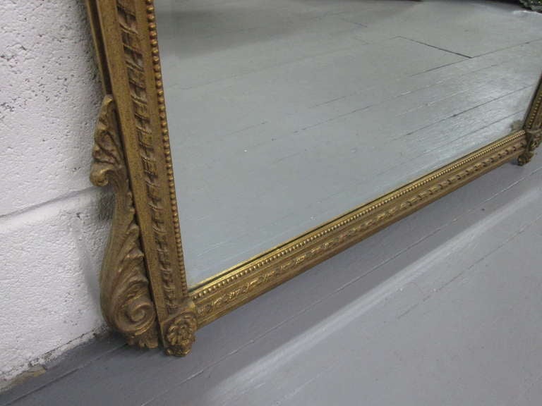 Gold Gilt Mirror In Good Condition In New York, NY