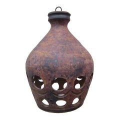Vintage Ceramic Hanging Light Fixture