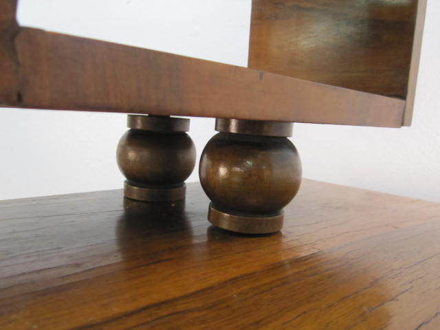 French Art Deco Sideboard Credenza Bakelite Handles In Fair Condition For Sale In New York, NY