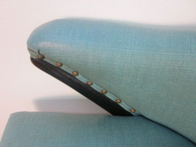 Mid-20th Century Stylish Pair Italian Upholstered Chairs