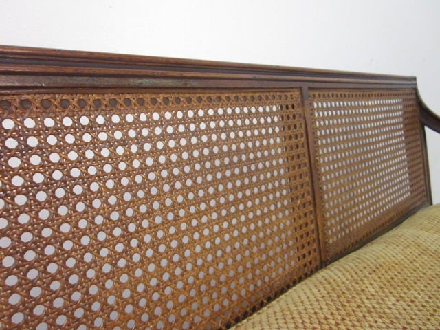 20th Century Louis XIV Style Caned Bench