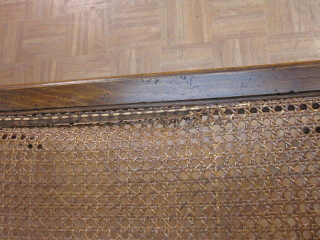 Louis XIV Style Caned Bench 4